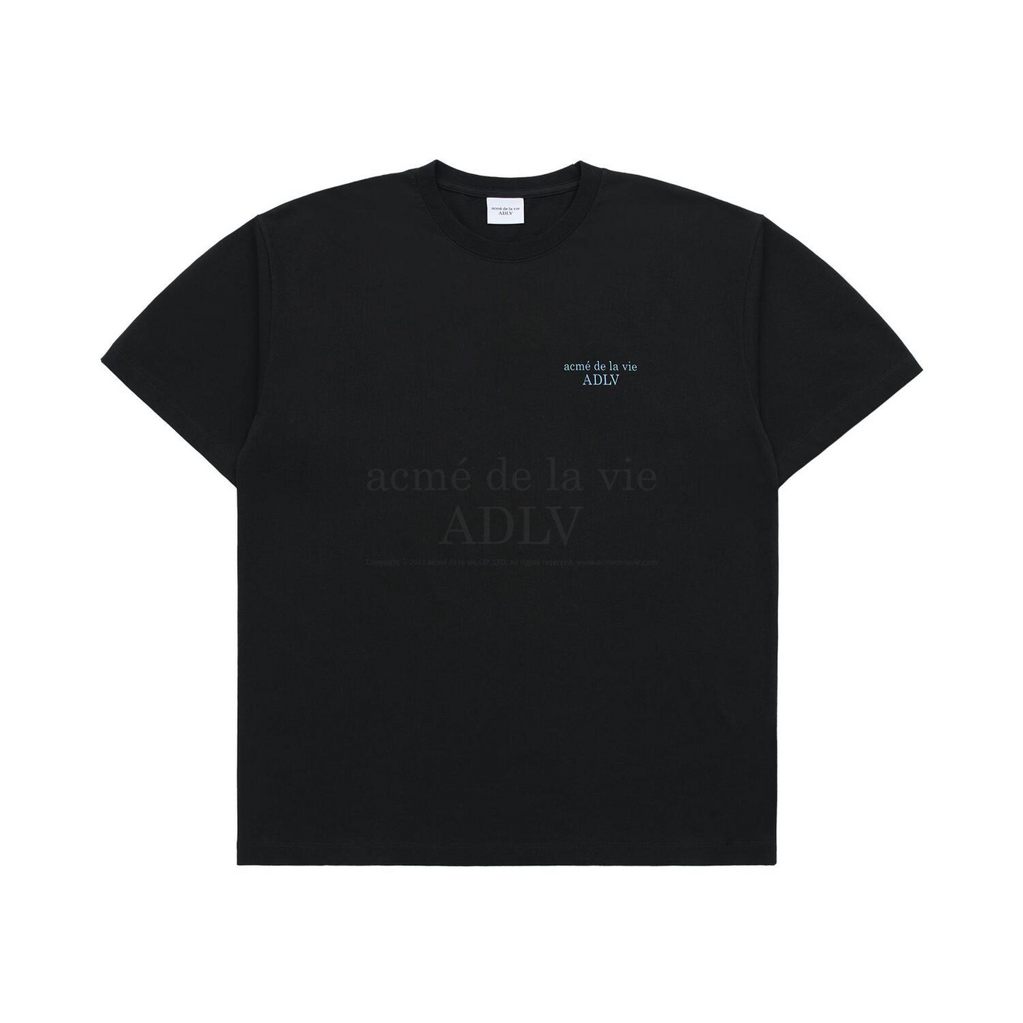 ADLV Fuzzy Dragon Artwork Black Tee
