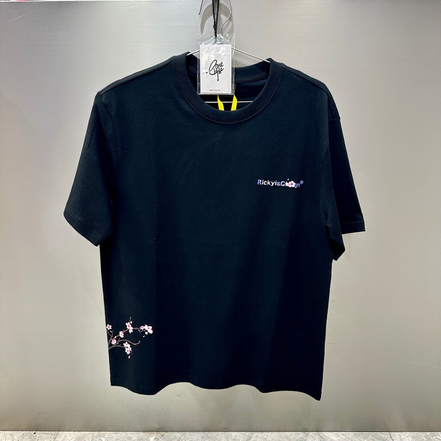 Rickyisclown Mount Fuji Sakura Black Tee