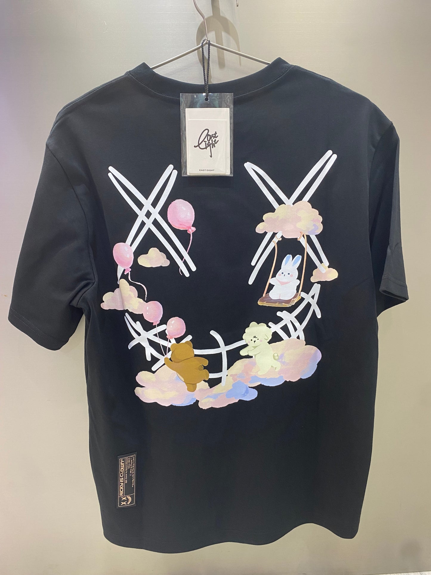 Rickyisclown Cloud Party Black Tee