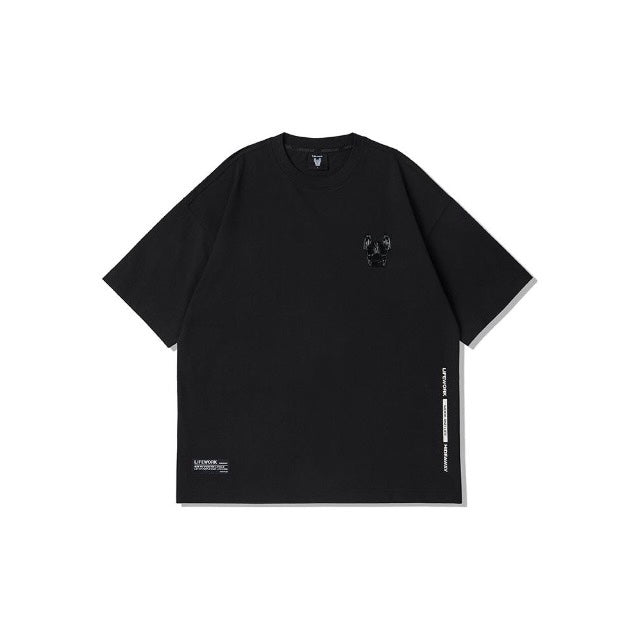 LifeWork Patch Logo Dri-fit Black Tee