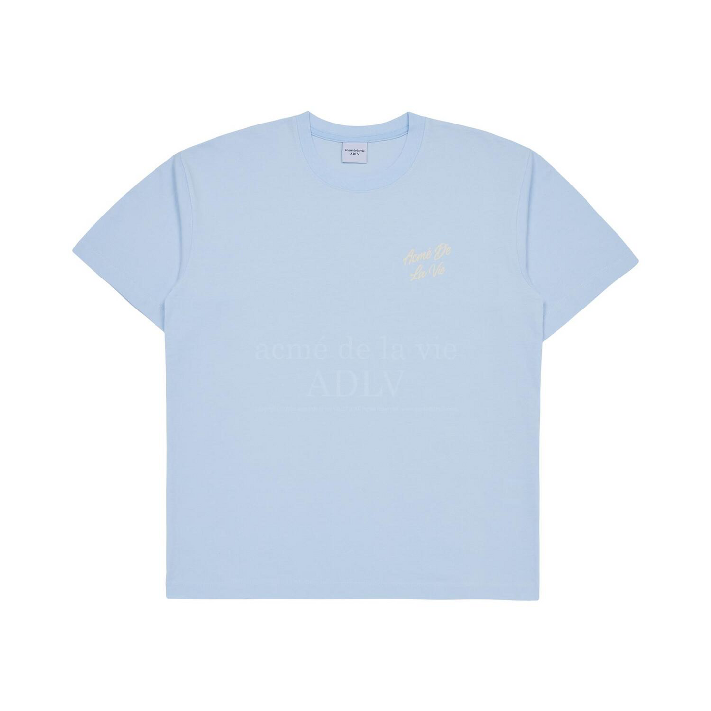 ADLV Script Logo Sky Blue Tee