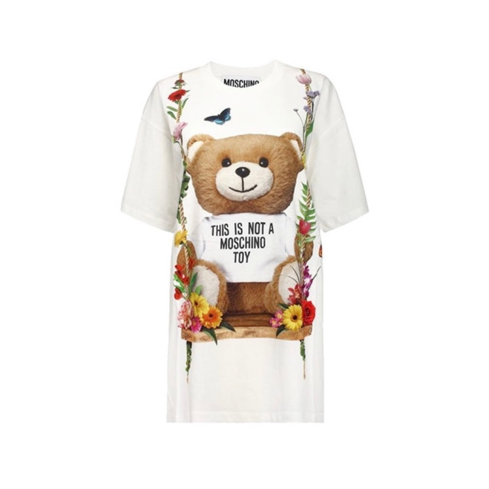 Moschino Swing Bear White Tee