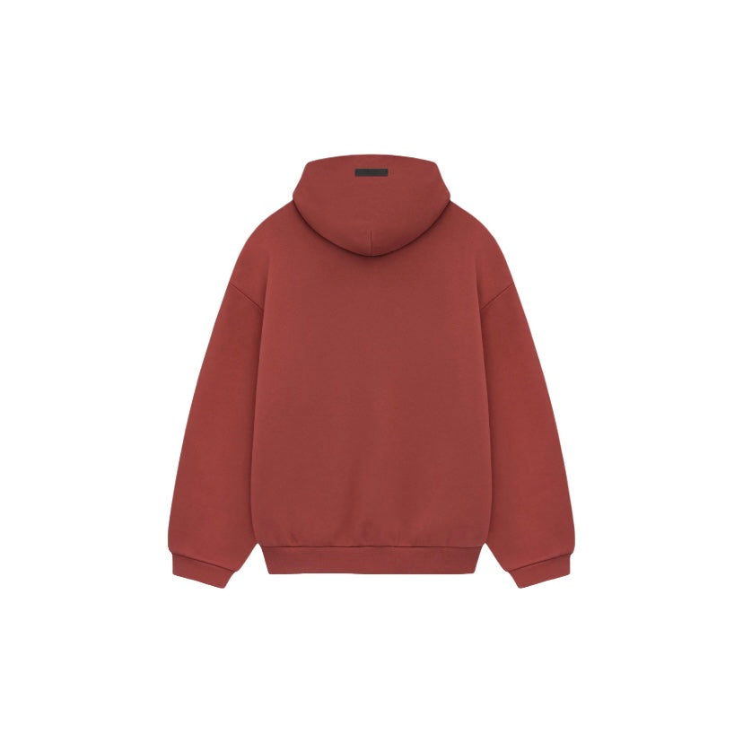 Essentials FW24 Crimson Fleece Hoodie
