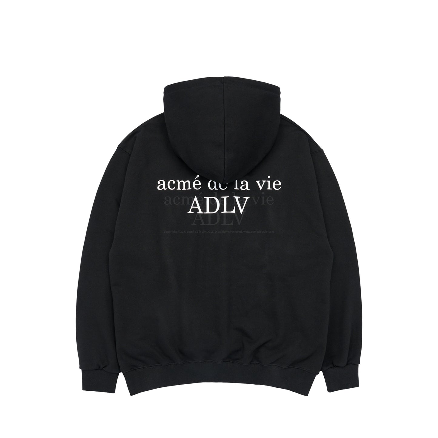 ADLV DTP Dandelion Boy Baby Face Black Hoodie