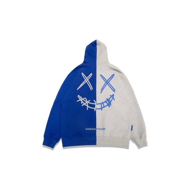 Rickyisclown Jokeric Grey Blue Hoodie