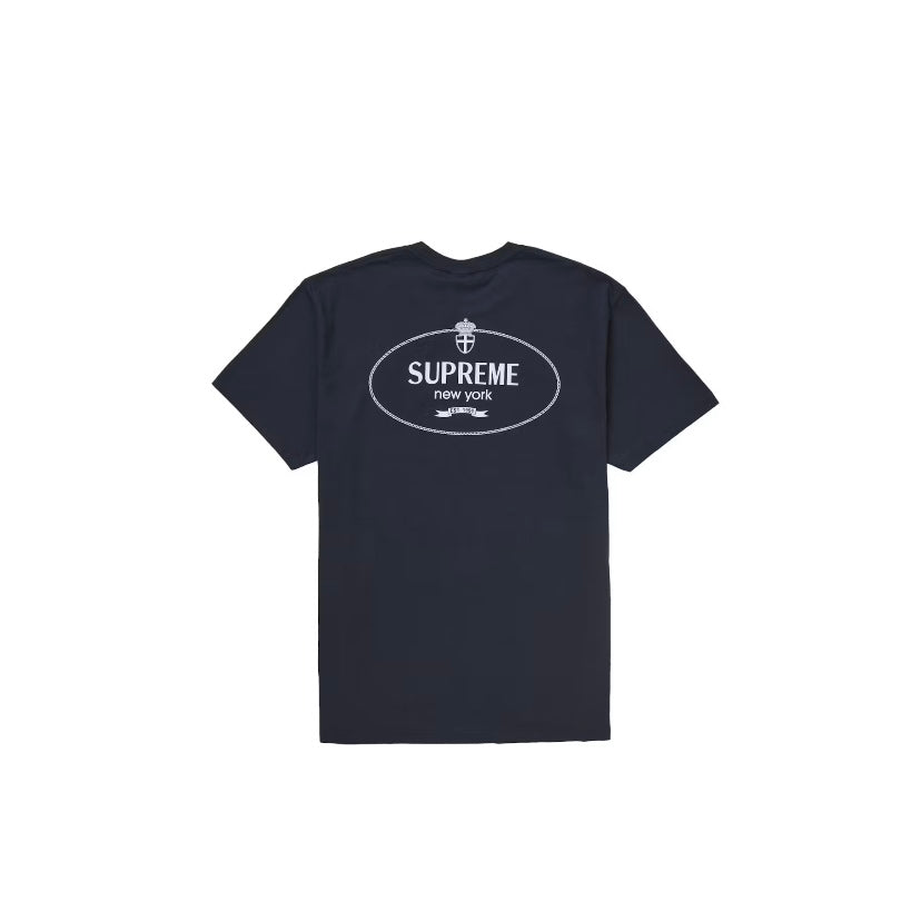 Supreme FW24 Crest Navy Tee CRZ