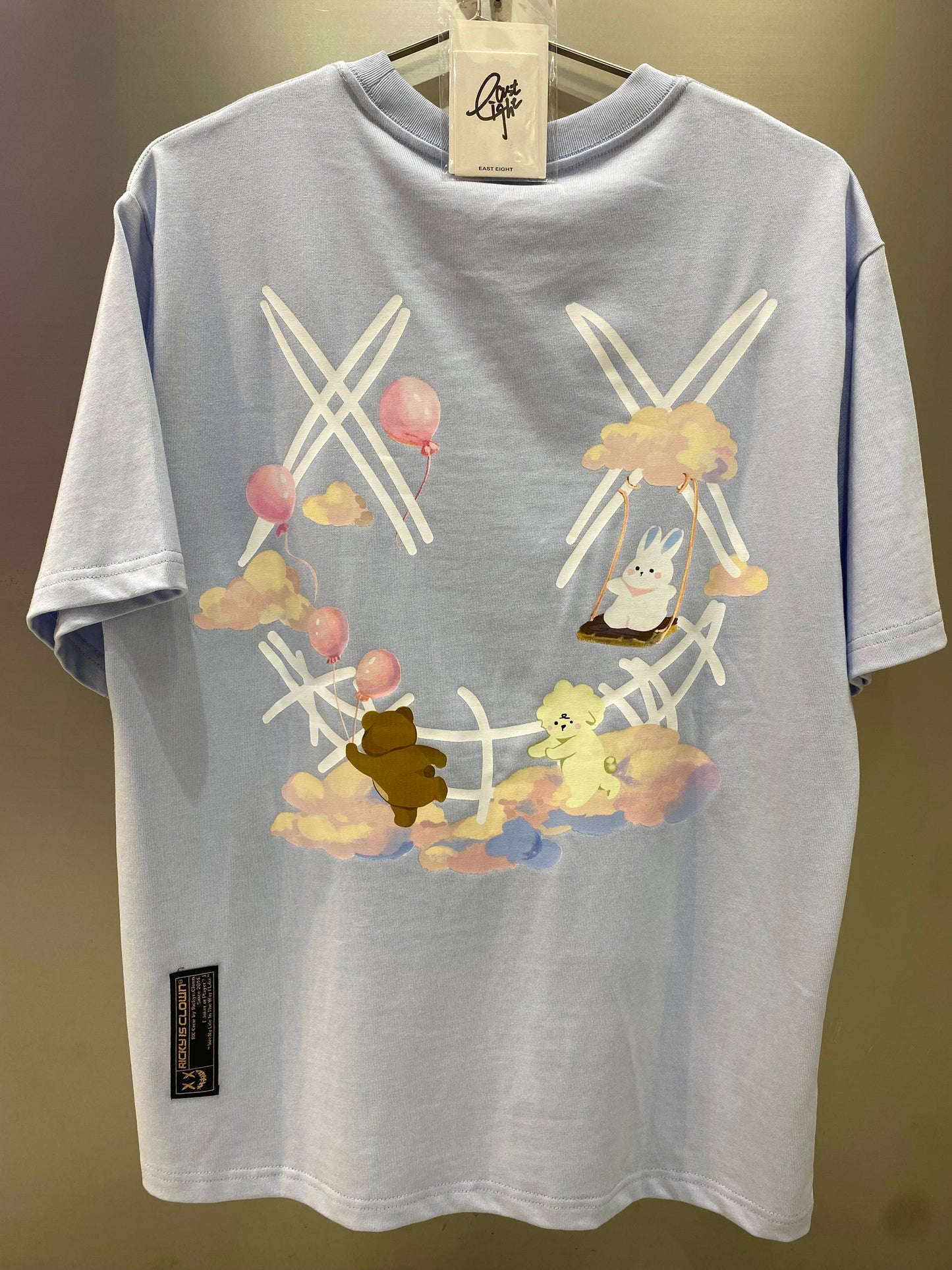 Rickyisclown Cloud Party Blue Tee