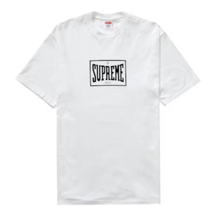 Supreme Warm Up White Tee JM
