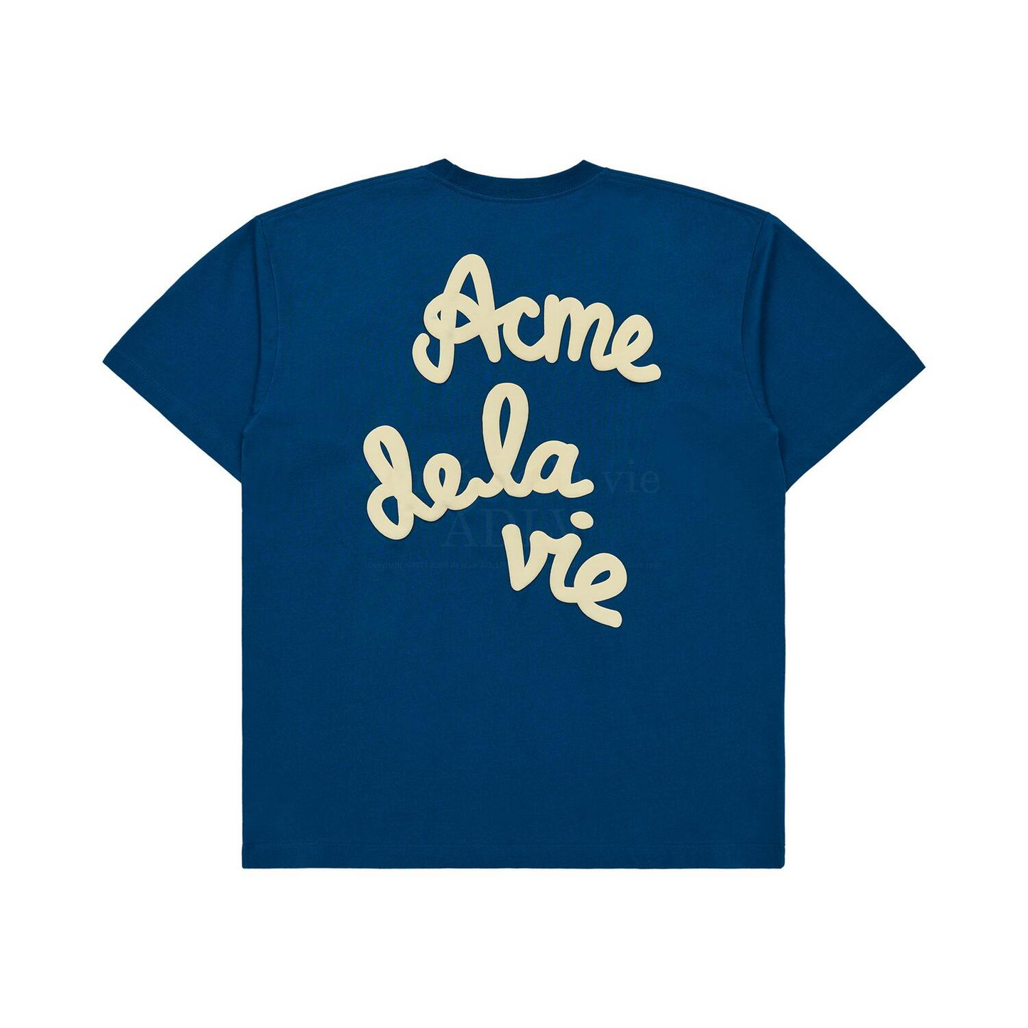 ADLV Embossing Script Logo Blue Tee