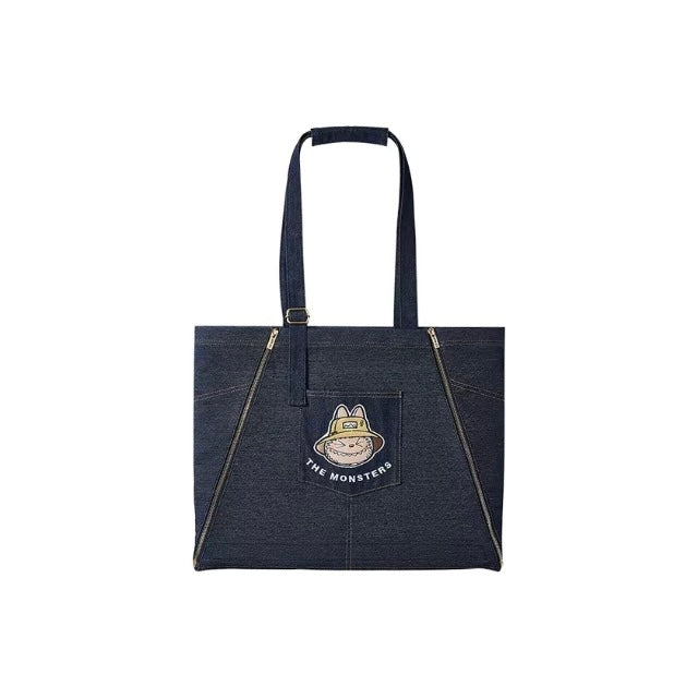 Pop Mart Labubu The Monsters Fall In Wild Series - Denim Apron Bag