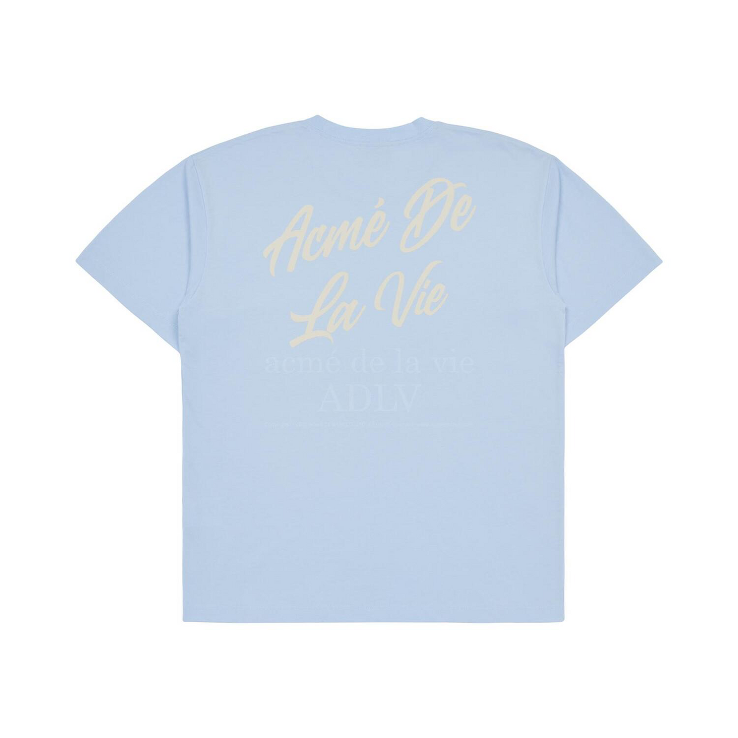 ADLV Script Logo Sky Blue Tee