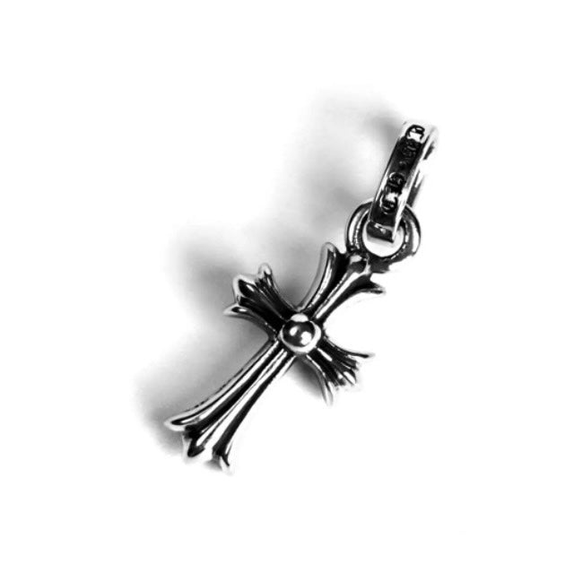Chrome Hearts Cross Baby Fat Silver Charm