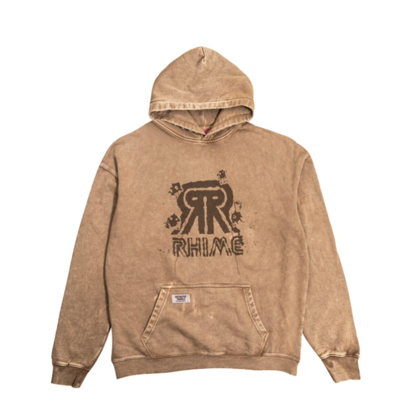 Rhime Vintage Sand Invaders Vintage Khaki Hoodie MrMEE