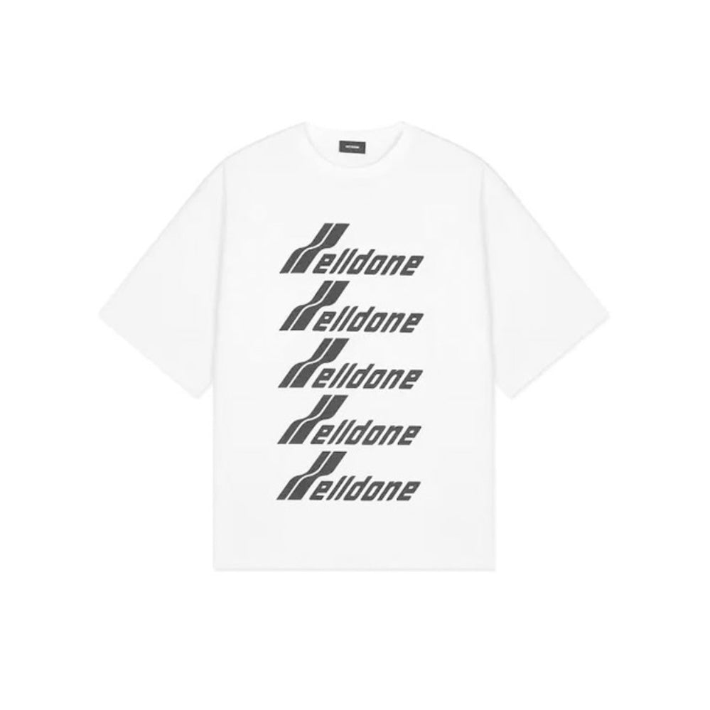 Welldone Front Logo White Tee