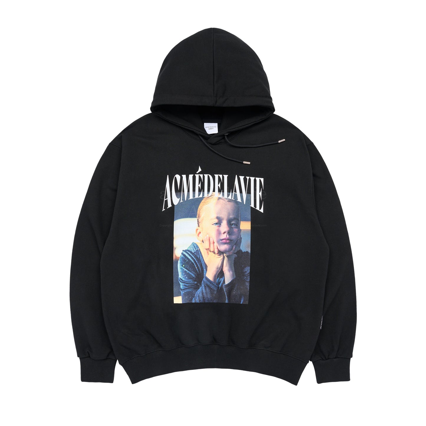 ADLV DTP Window Seat Baby Face Black Hoodie