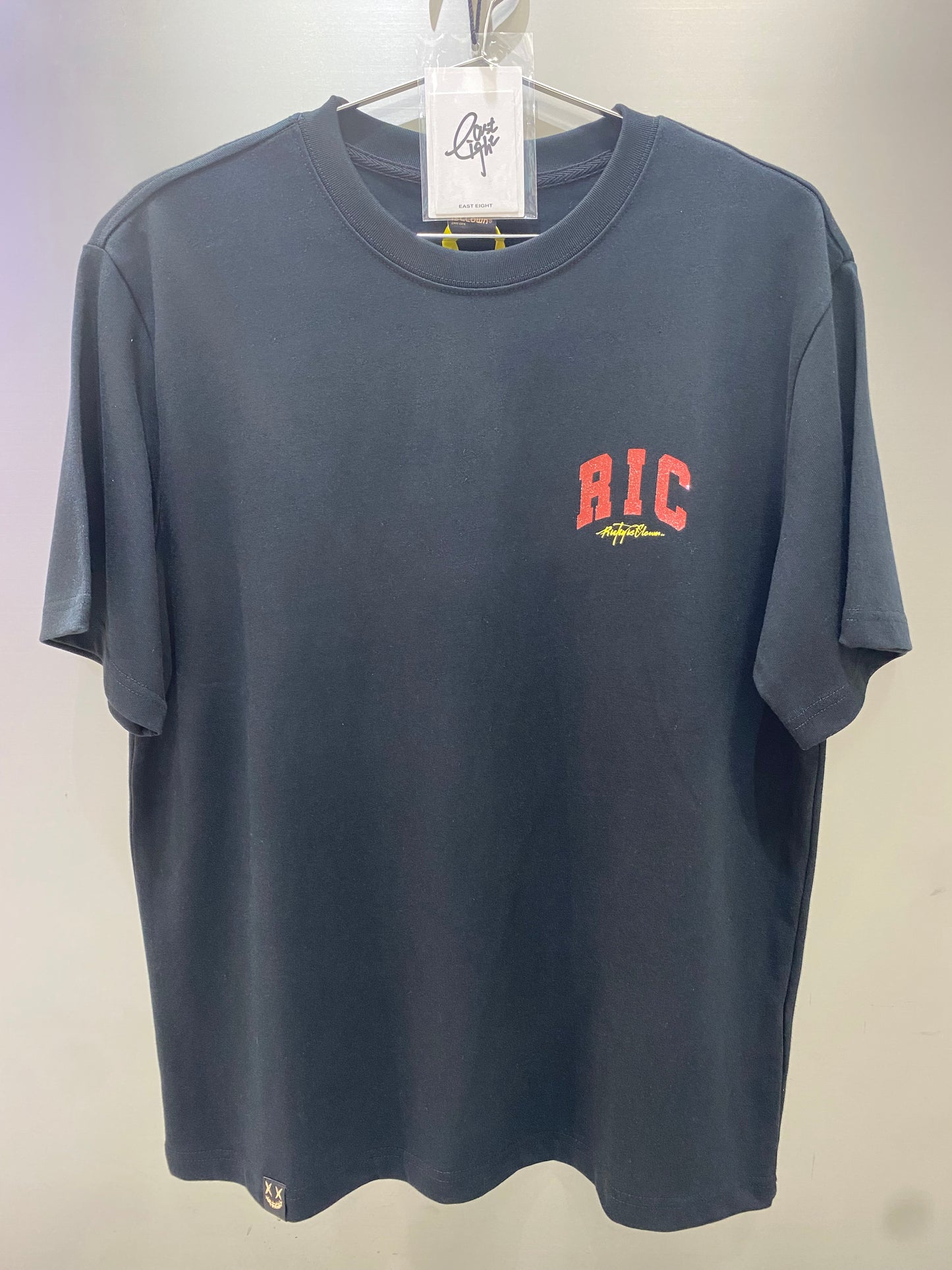 Rickyisclown Fire Dragon Smiley Black Tee