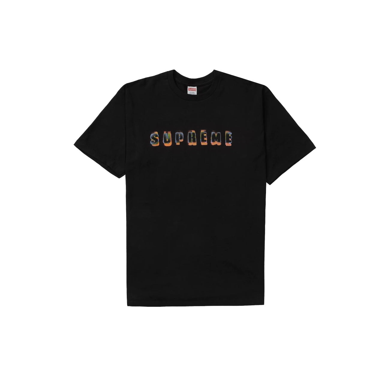 Supreme Stencil Black Tee
