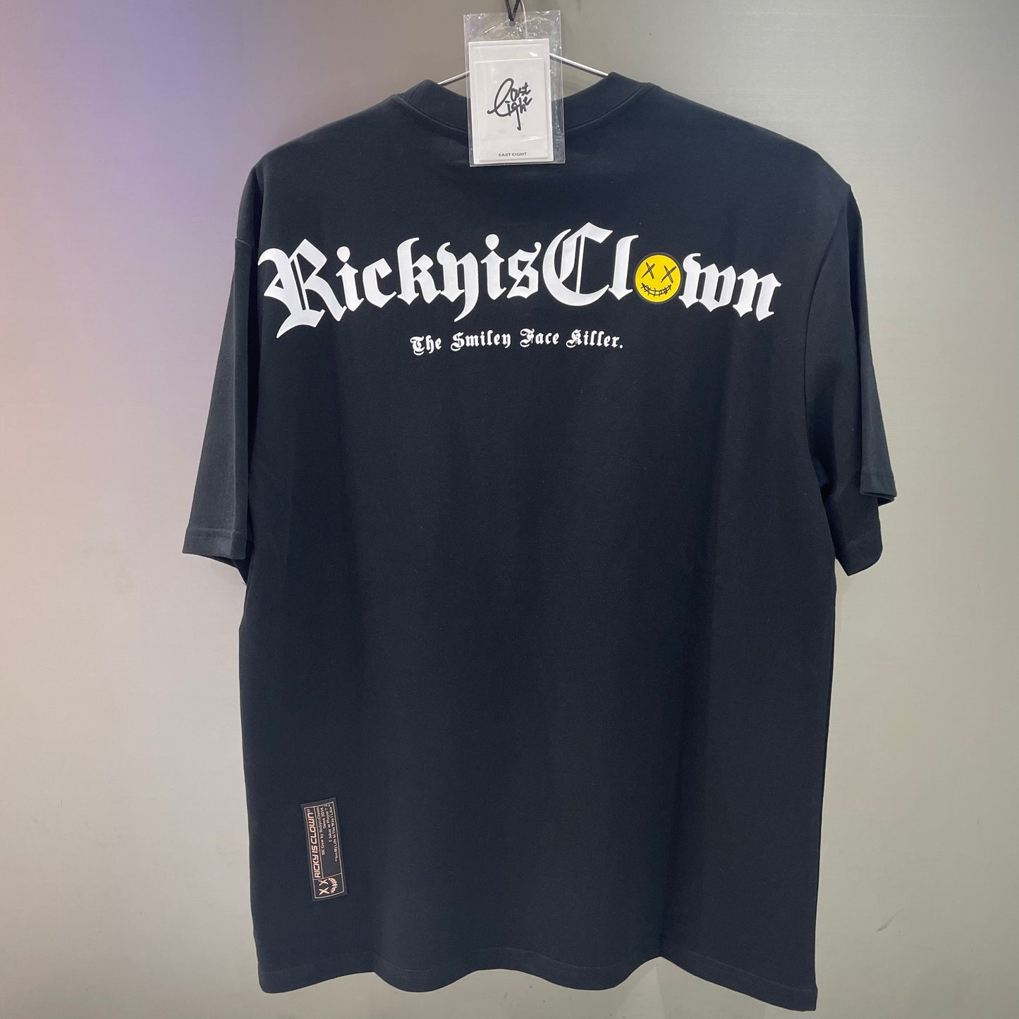 Rickyisclown Smiley Face Black Tee