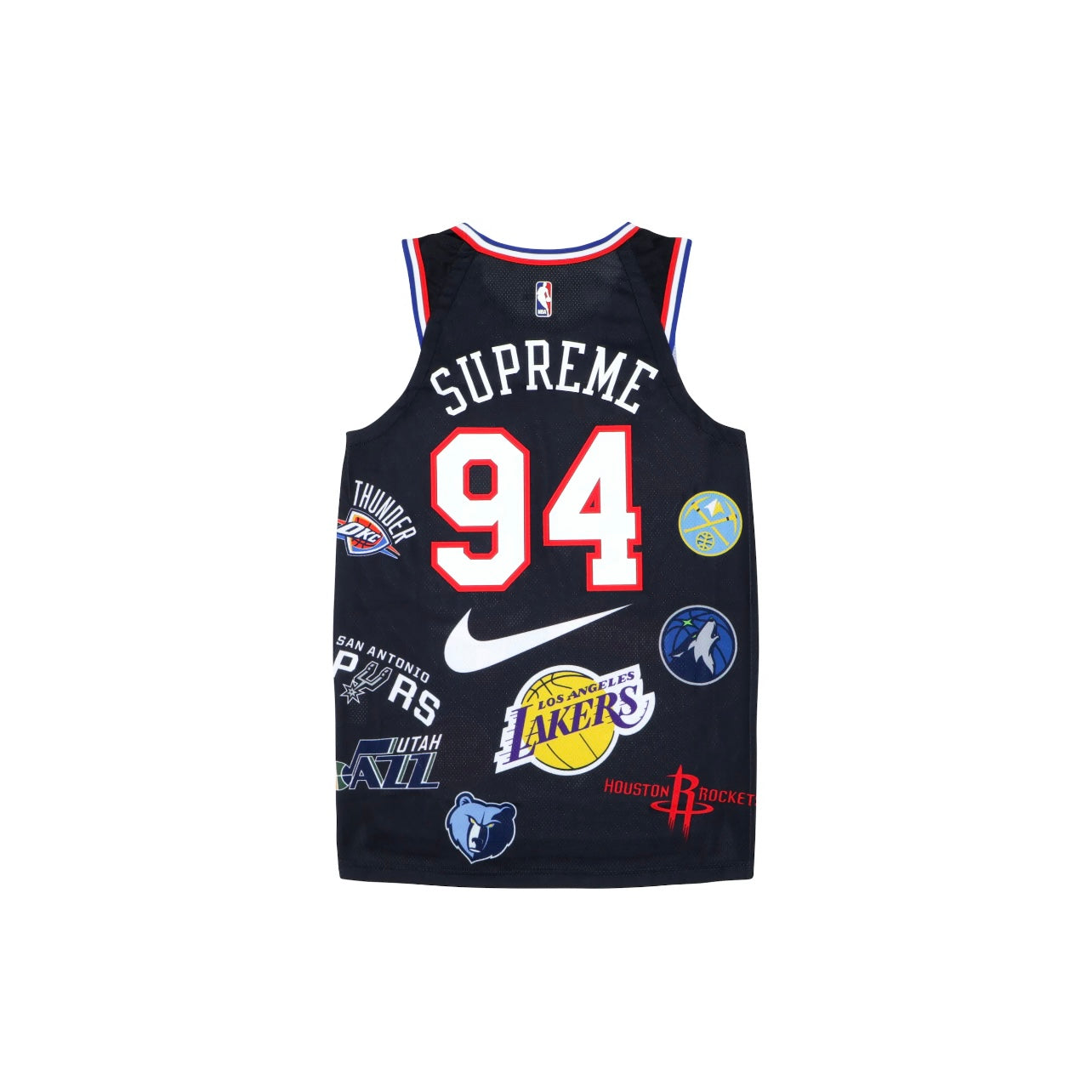 Supreme Nike NBA Teams Black Jersey
