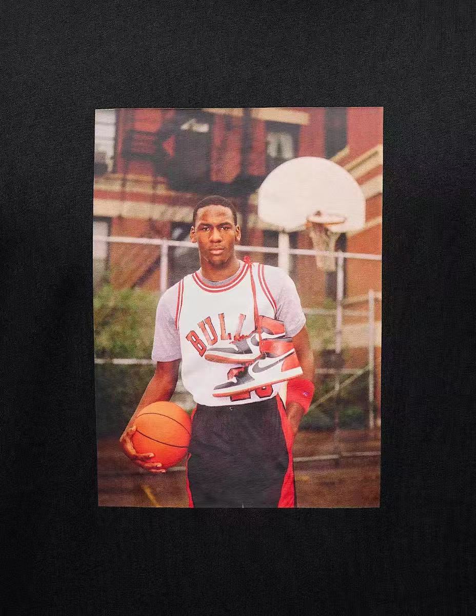 JORDAN Brand SS25 MJ Black Tee JM