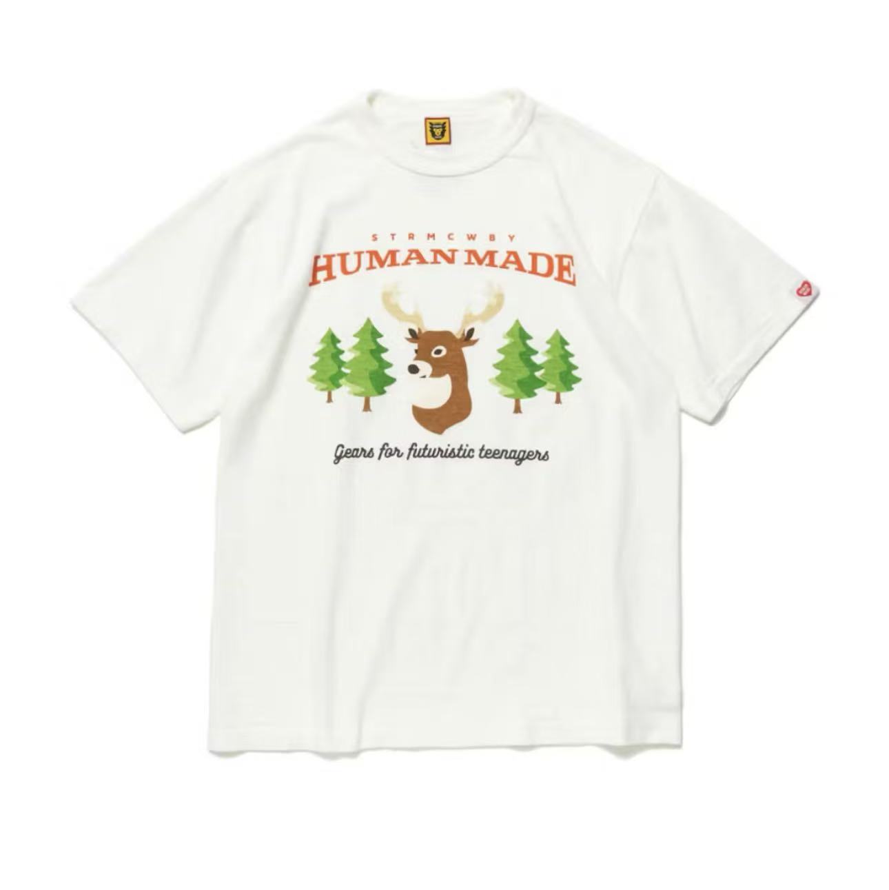 Human Made Deer White Tee JM