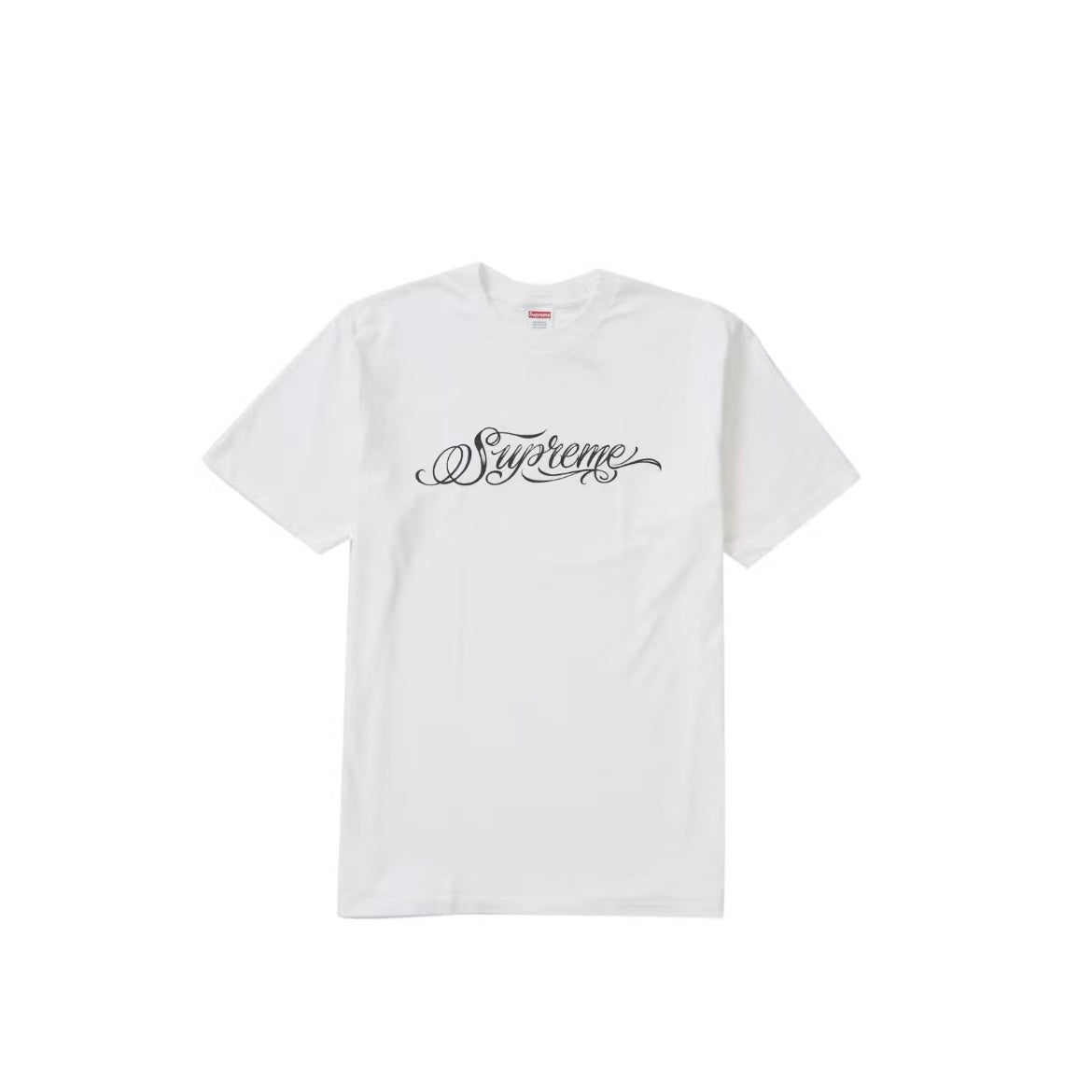 Supreme Script White Tee CRZ