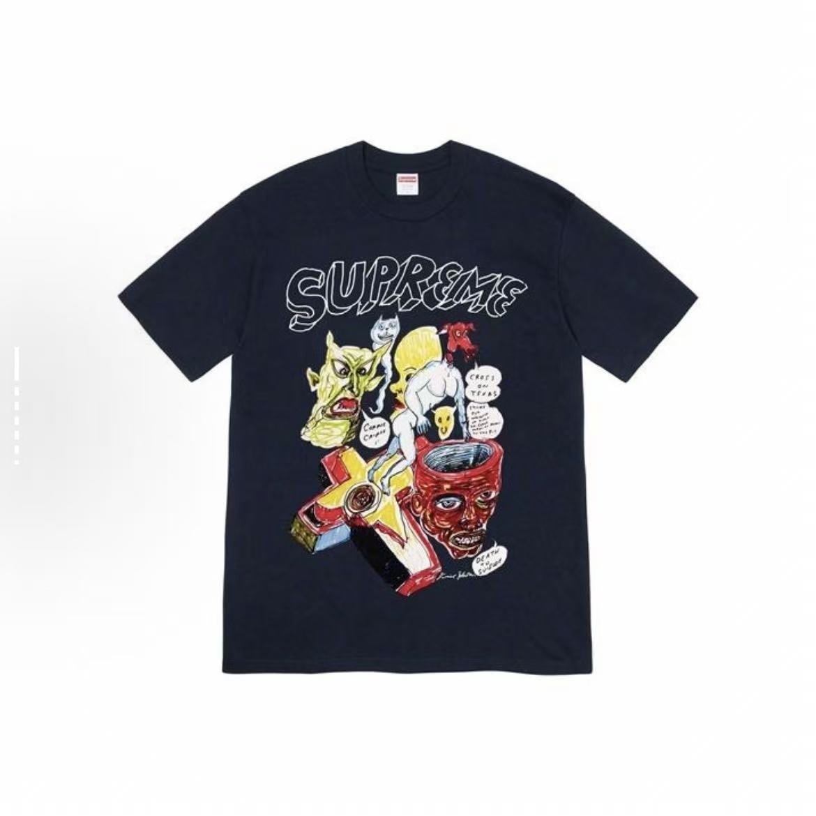 Supreme Daniel Johnston Navy Tee CRZ