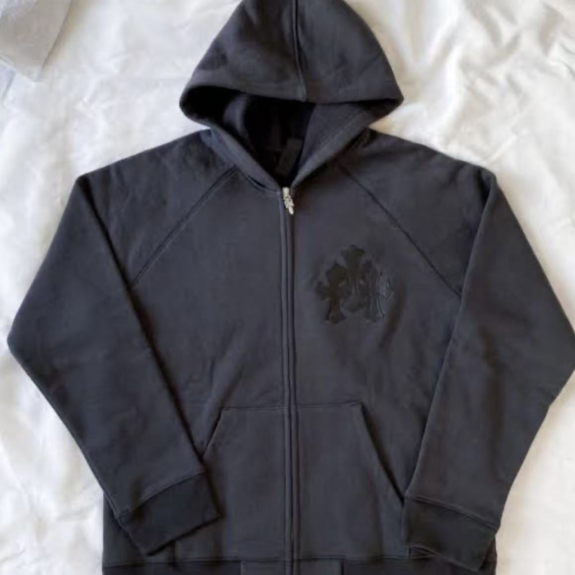Chrome Hearts Paper Jam Black Zip Up