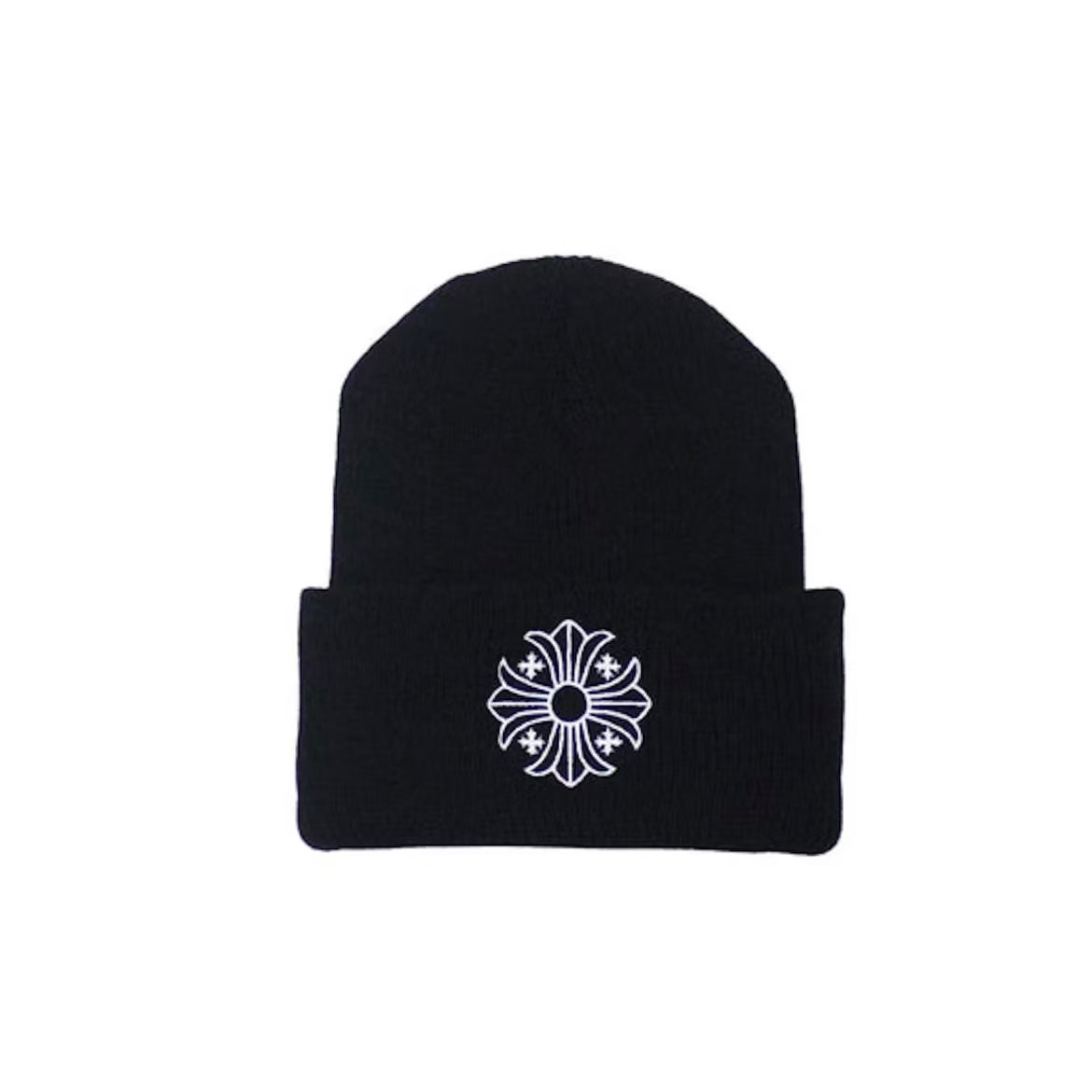 Chrome Hearts Logo Embroidered Beanie (Black) BF