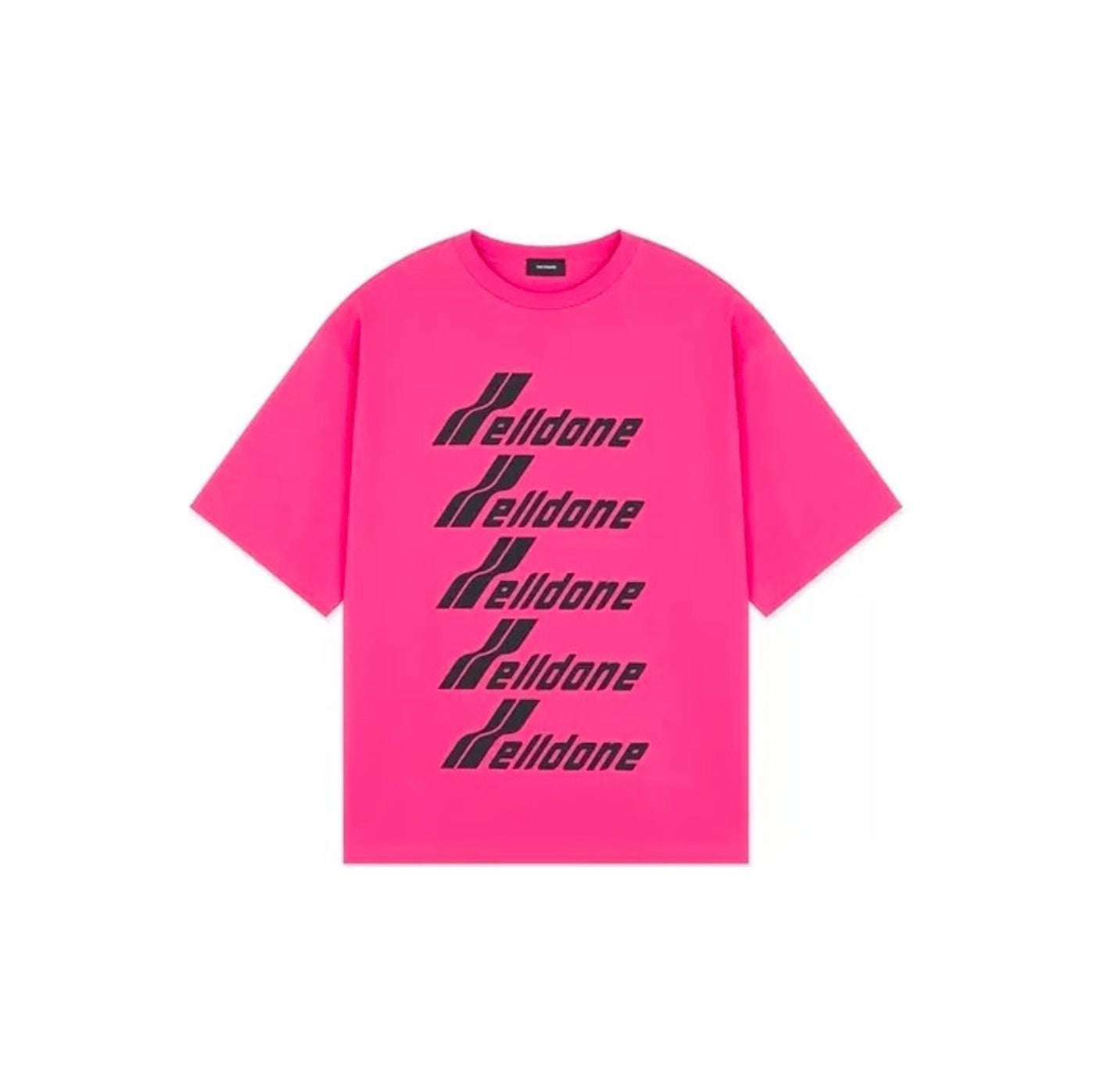Welldone Front Logo Pink Tee