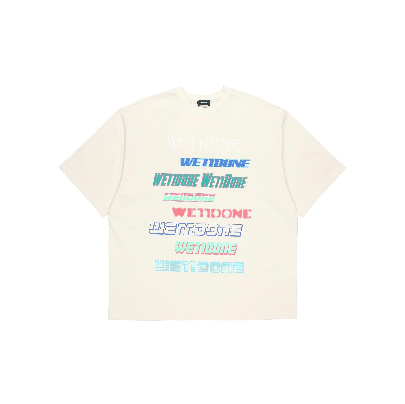 Welldone Multi Logo Ivory Tee