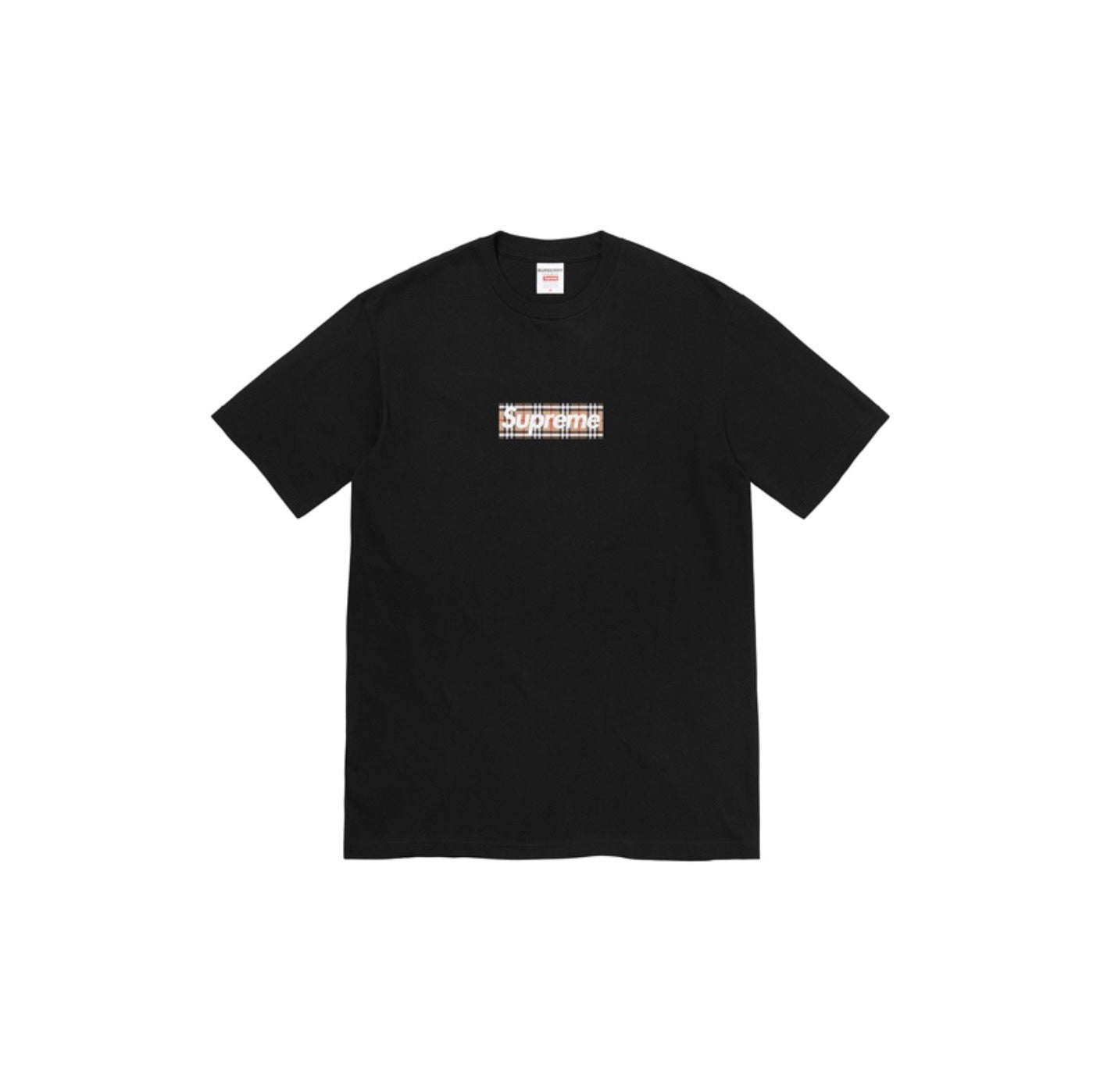 Supreme Burberry Black Tee