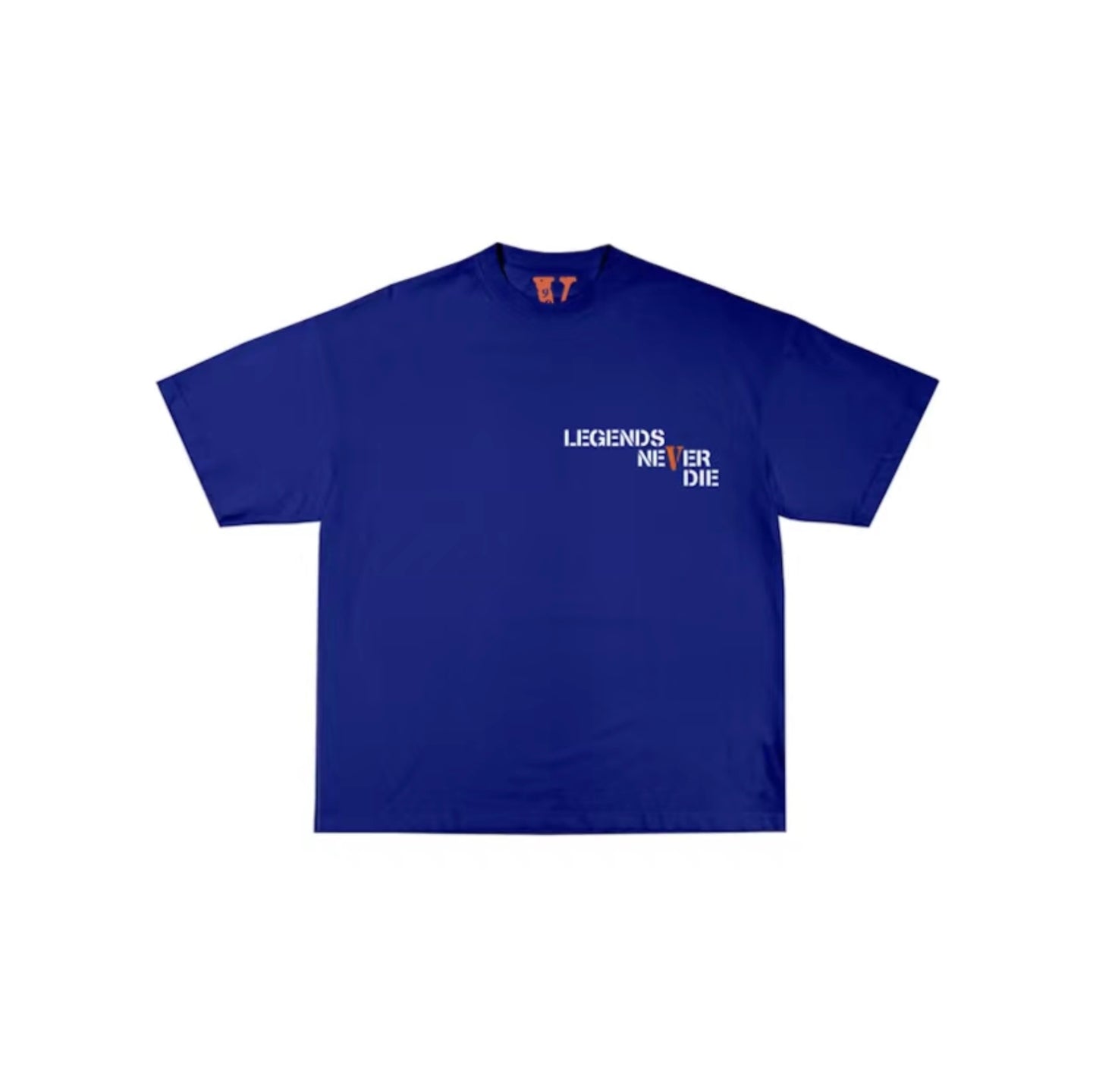 Vlone Juice Wrld 999 Blue Tee