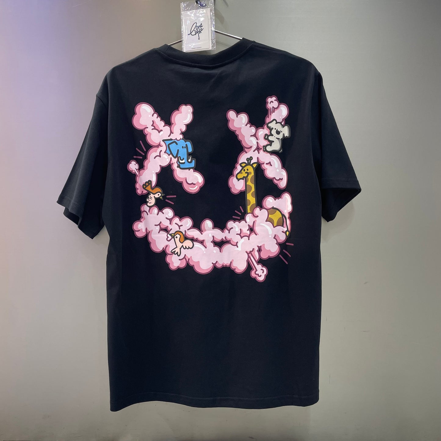 Rickyisclown Joker Zoo Smiley Black Tee