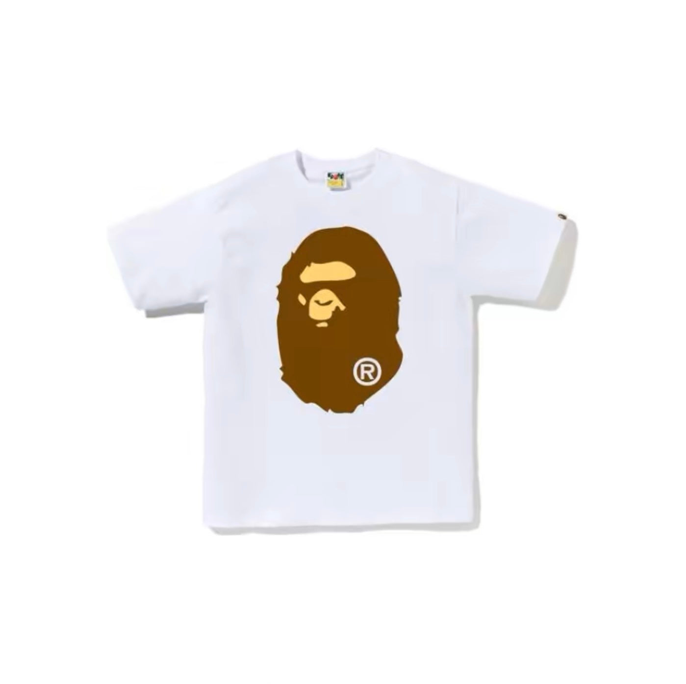 Bape 003 Big Ape Head White Tee