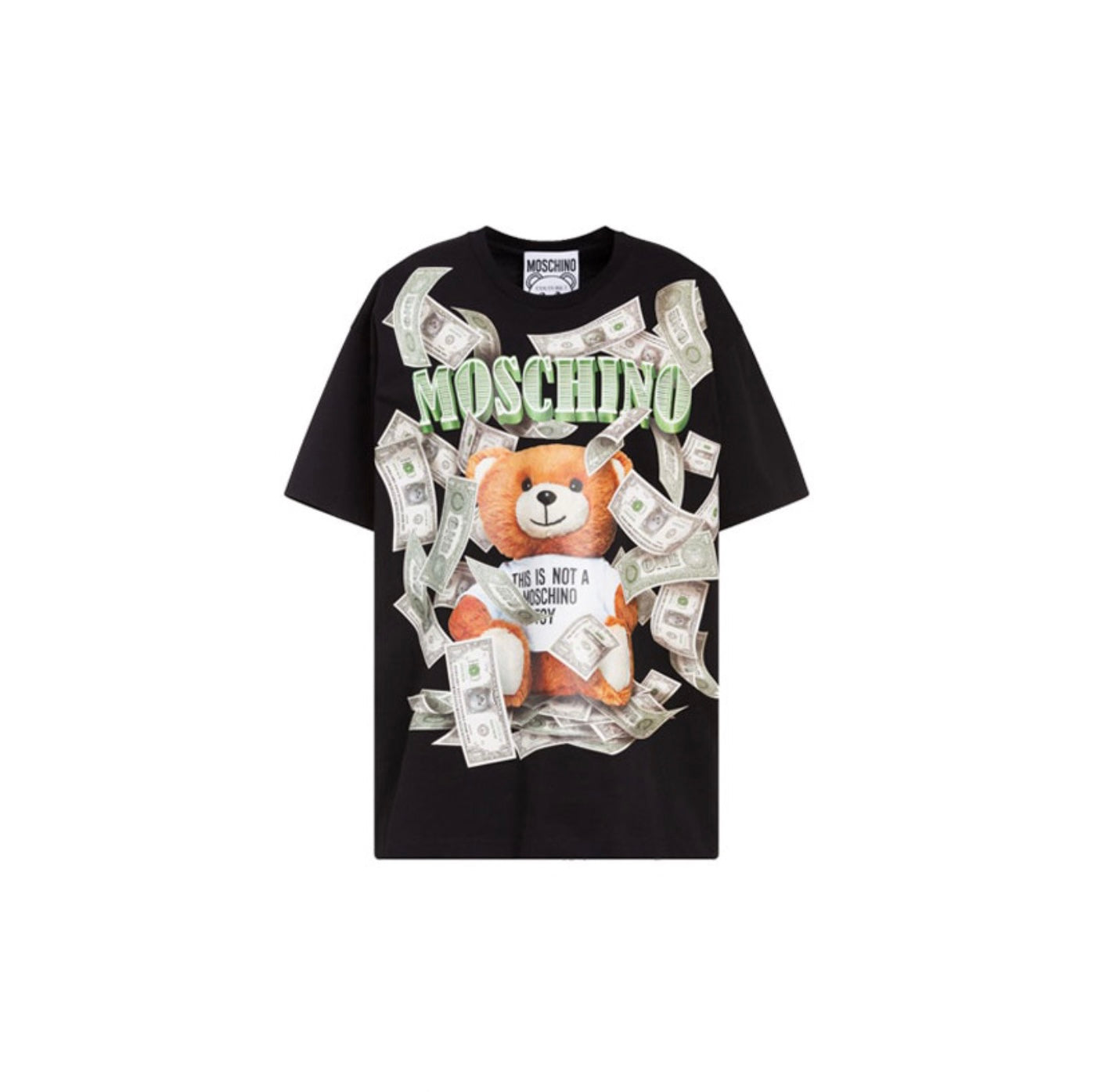 Moschino Money Bear Black Tee