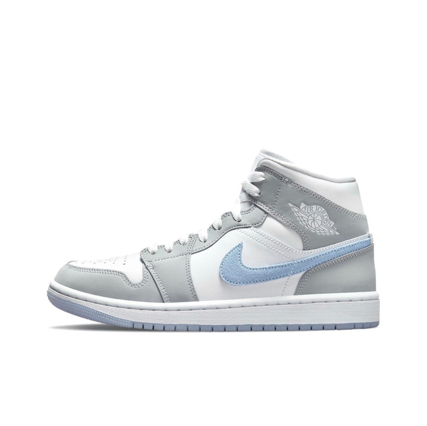 Air Jordan 1 Mid Wolf Grey Women