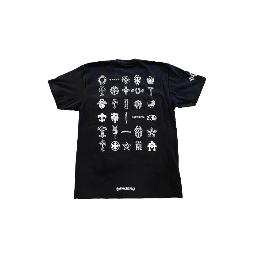 Chrome Hearts Multi Logo Black Tee