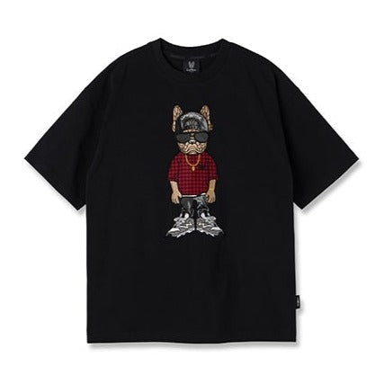 LifeWork Snapback Hip Mascot Black Tee