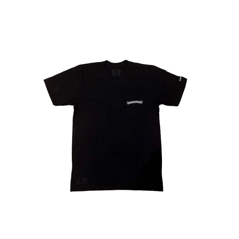 Chrome Hearts Scroll Black Shortsleeve Tee BF