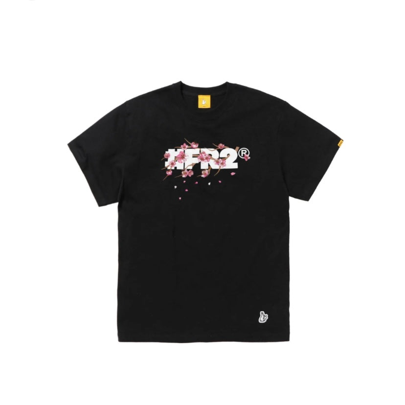 FR2 Sakura Embroidery Logo Black Tee