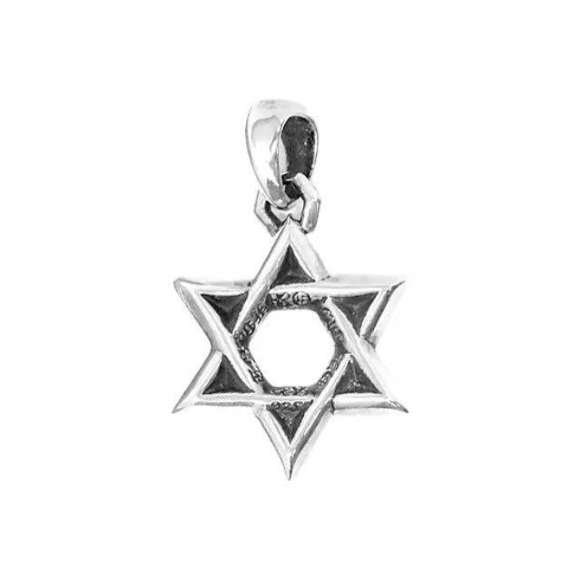 Chrome Hearts Star Of David Silver Charm