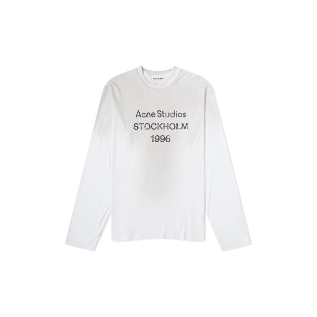 Acne Studios Logo White Long Sleeve