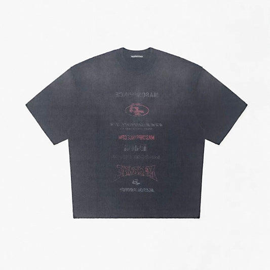 Masonprince Subtitles Washed Black Tee JM