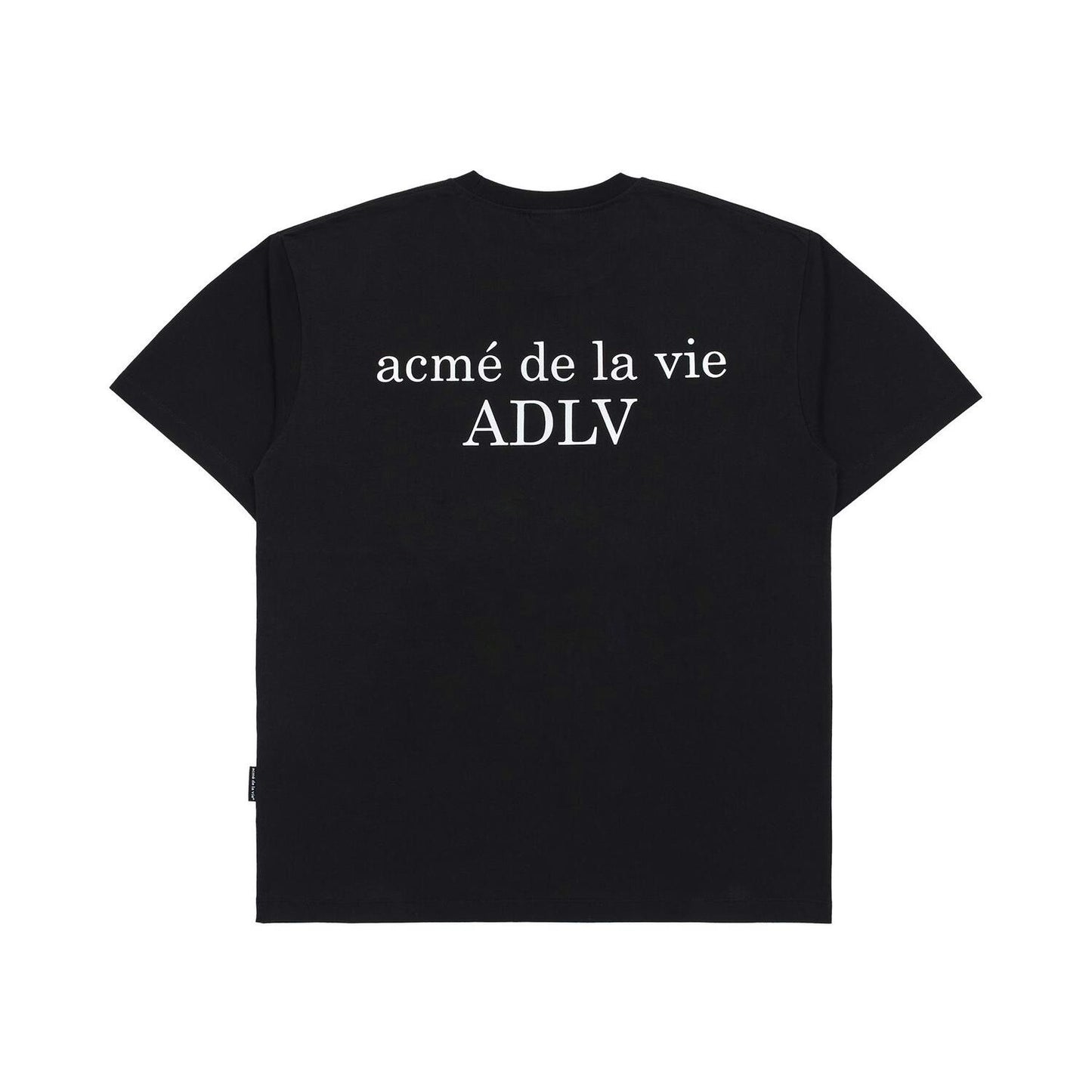 ADLV Baby Face Cat Earplug Black Tee