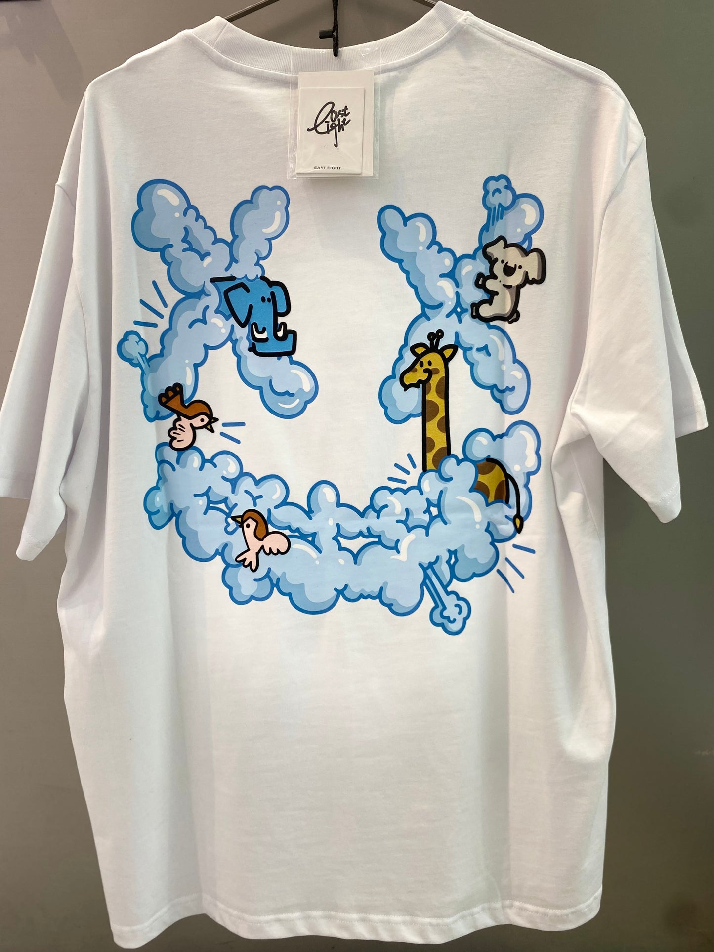 Rickyisclown Joker Zoo Smiley White Tee