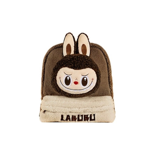 Pop Land The Monsters Labubu Classic Series Berber Fleece Backpack