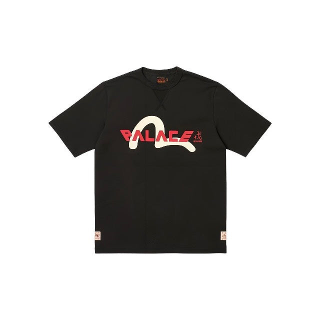 Palace Evisu Logo Black Tee