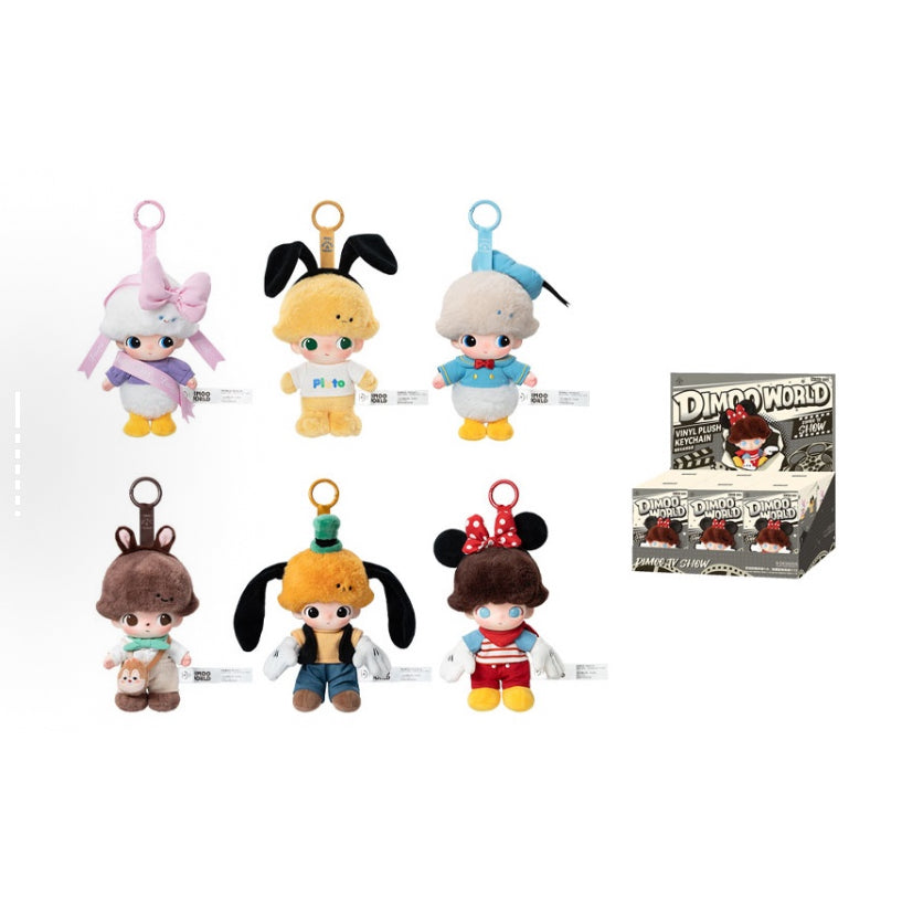 Pop Mart Dimoo World Disney Series Vinyl Plush Keychain Blind Box