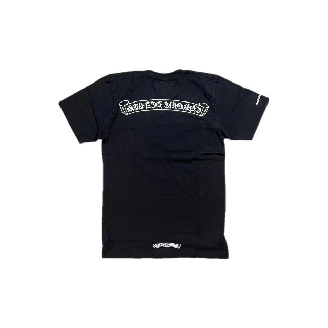 Chrome Hearts Scroll Logo Black Tee